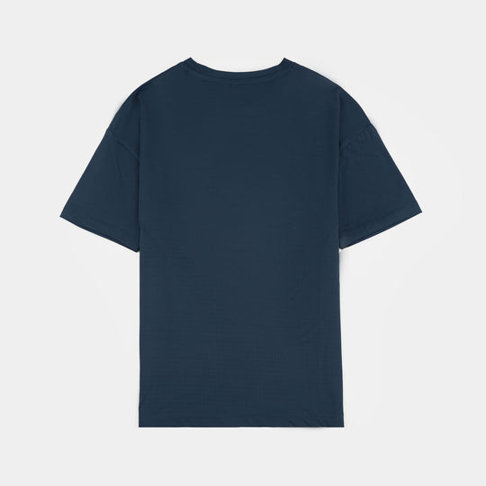 Boys Poly Jersey T-Shirt (Keep Moving) - Blue