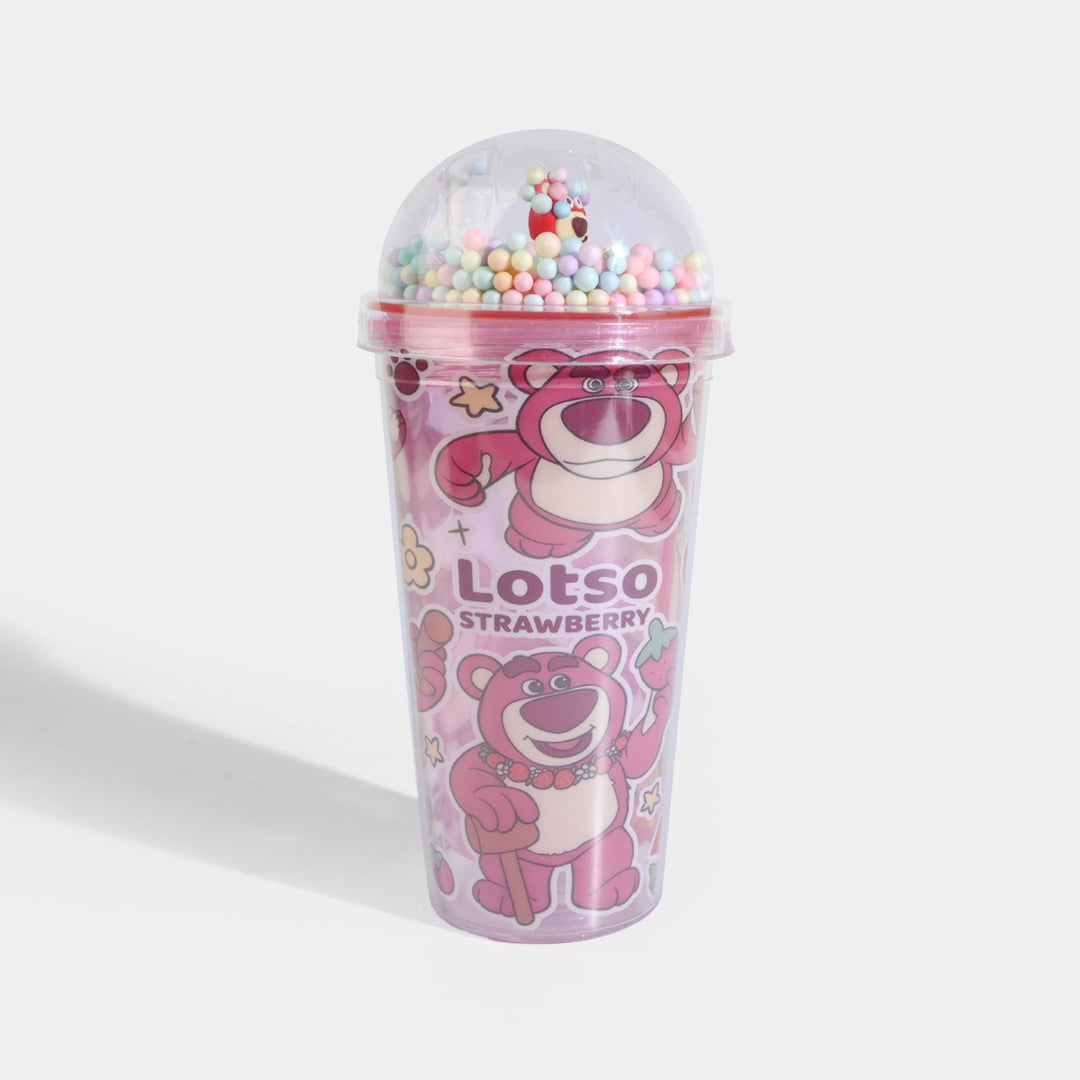 Acrylic Fancy Mug with Straw|450ML