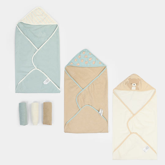 Bath Towels & Face Towels Pack of 6