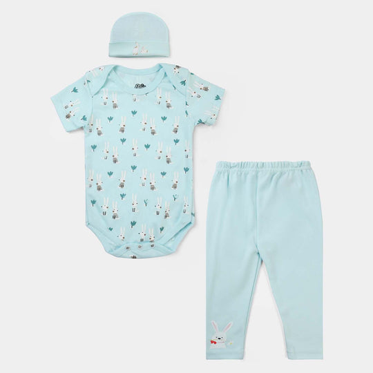 Baby Cotton 3PCs Starter Suit Set