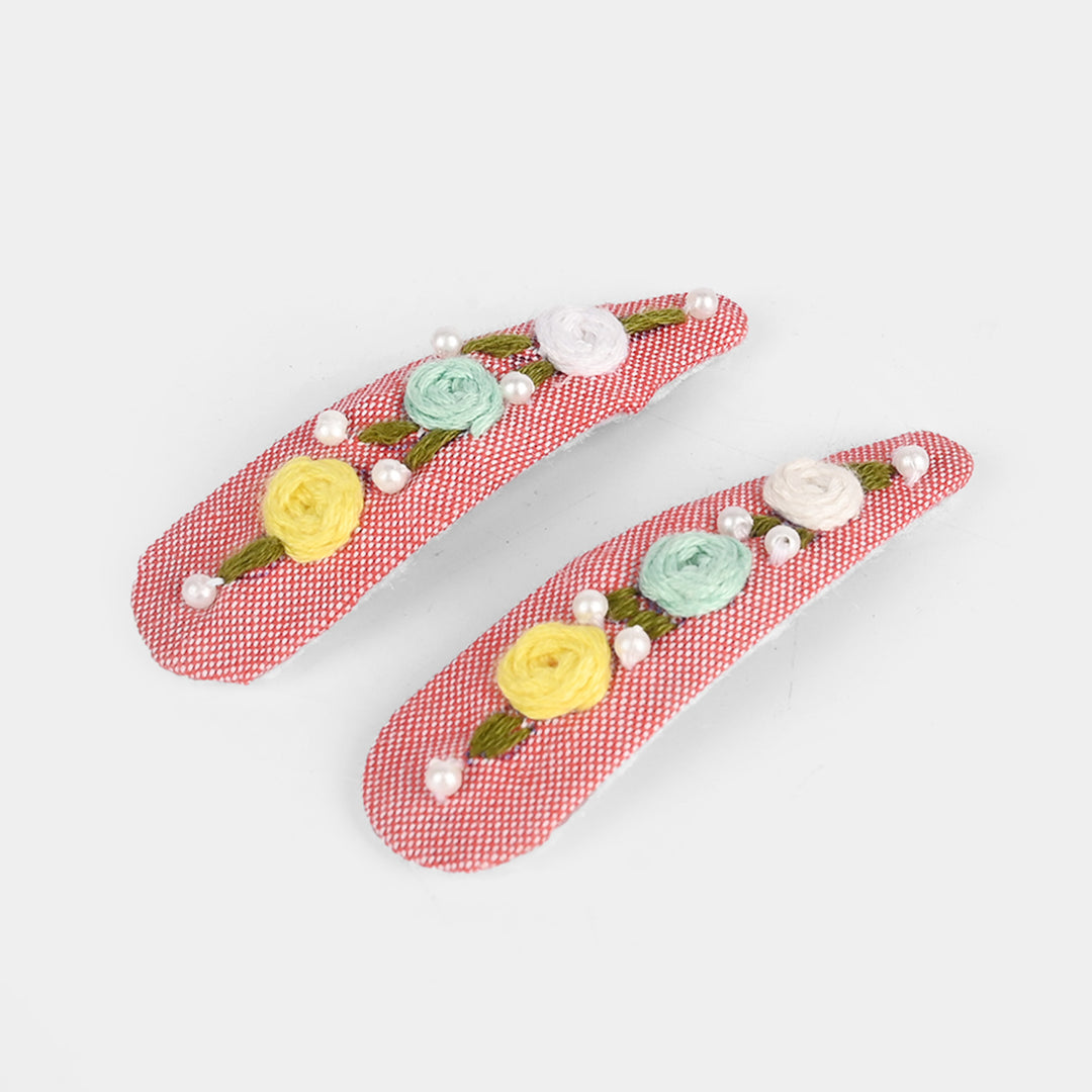 Embroidery Hair Clips