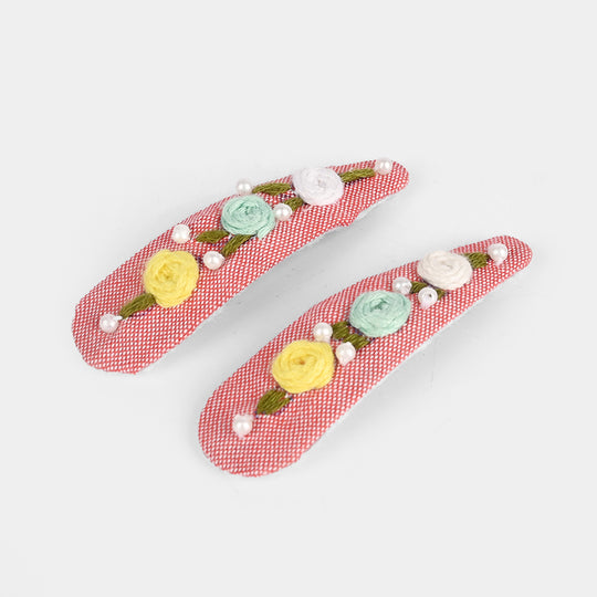 Embroidery Hair Clips