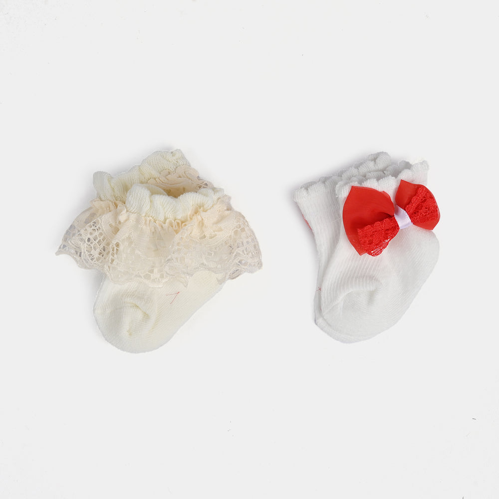 Baby Fancy Socks | Pack OF 2 | 3M+
