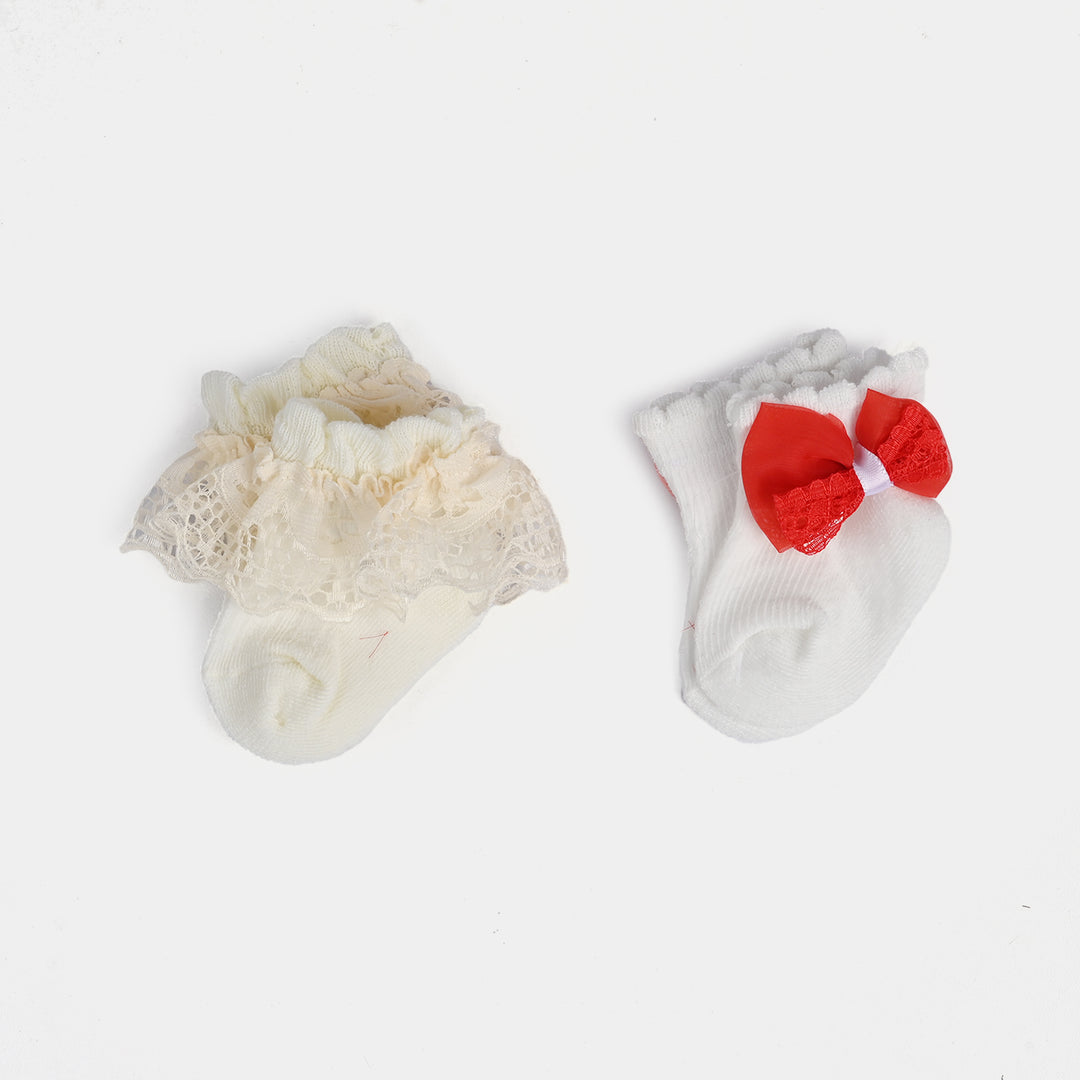 Baby Fancy Socks | Pack OF 2 | 3M+