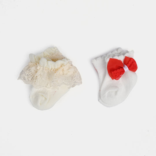 Baby Fancy Socks | Pack OF 2 | 3M+