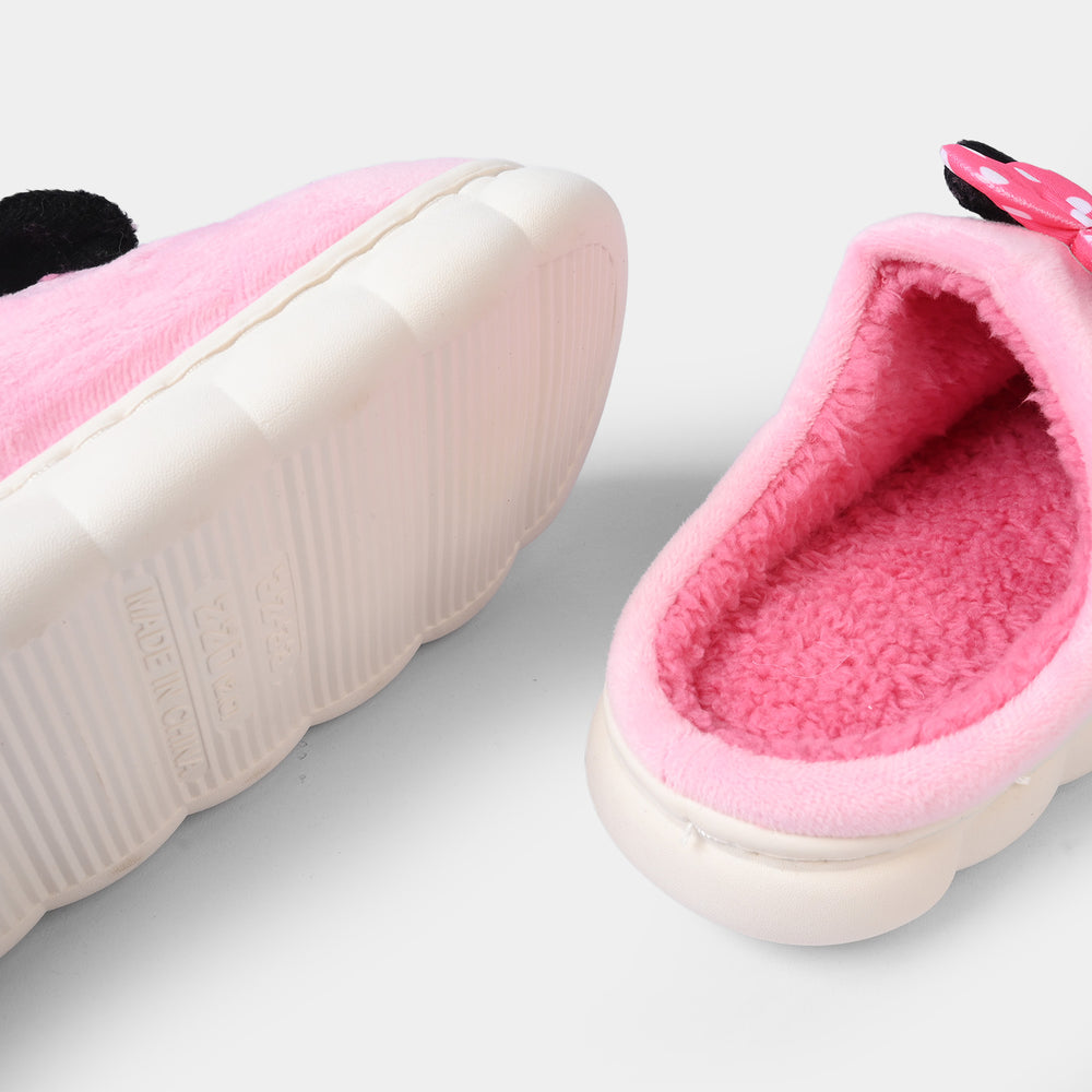 Girls Slipper Fur HH-006-Pink