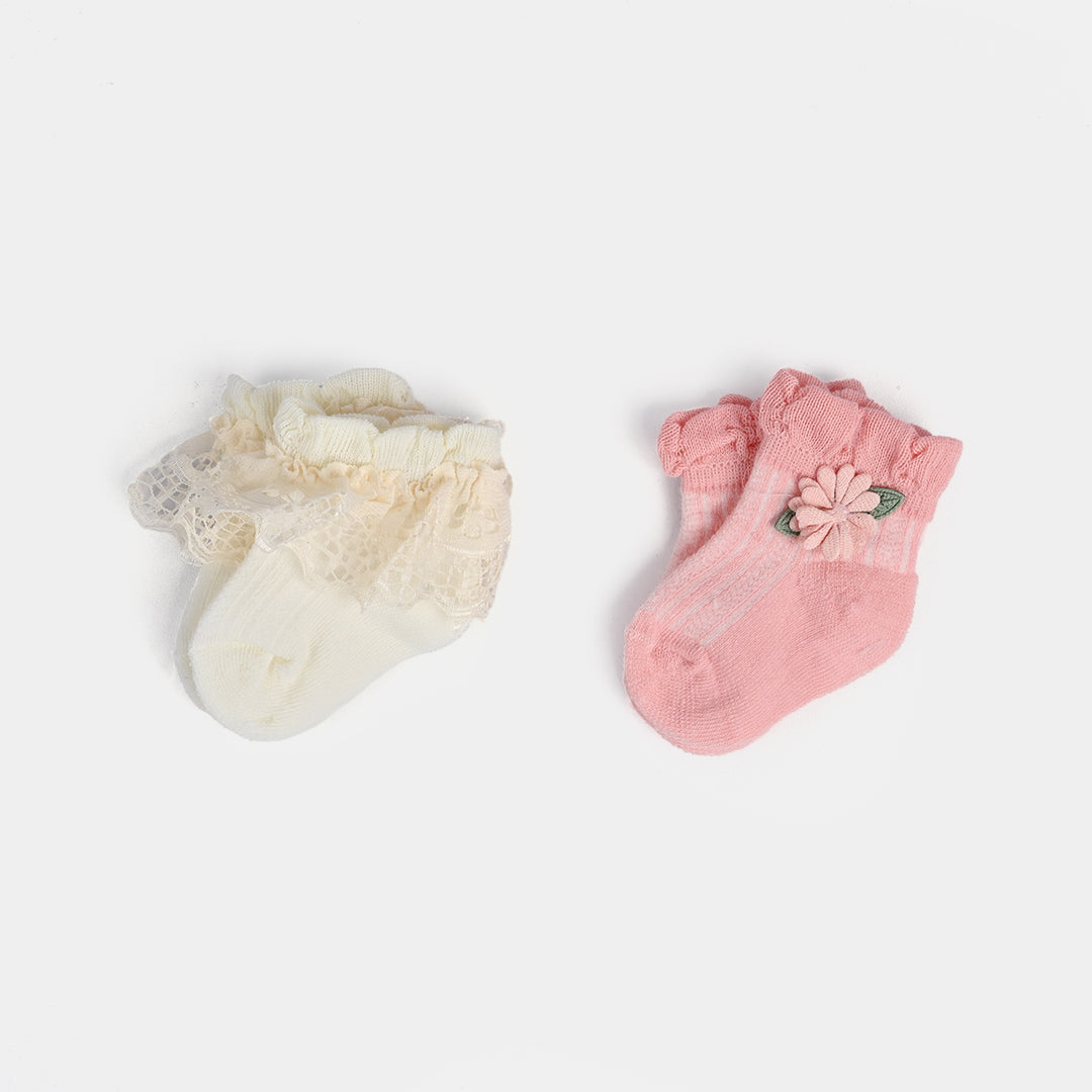 Baby Fancy Socks | Pack OF 2 | 3M+