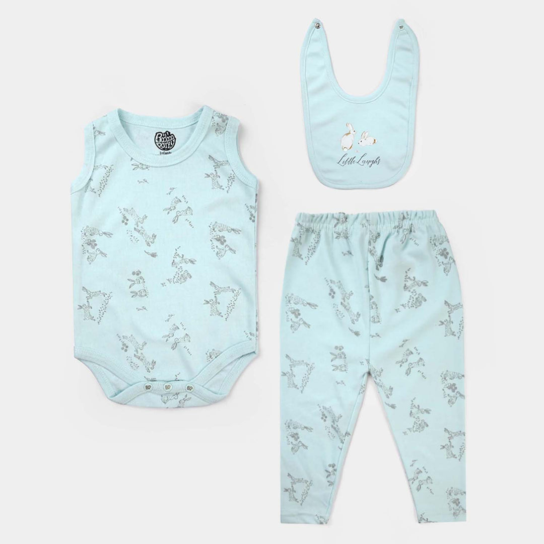 Baby Cotton 3PCs Starter Suit Set