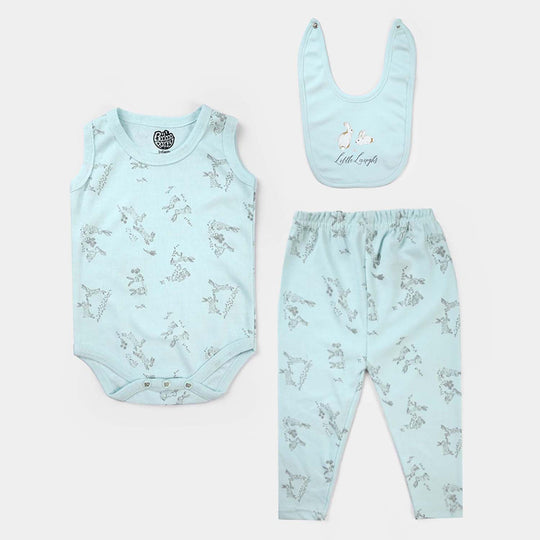 Baby Cotton 3PCs Starter Suit Set