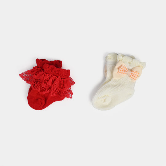 Baby Fancy Socks | Pack OF 2 | 3M+