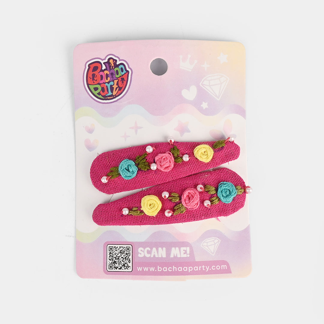 Embroidery Hair Clips