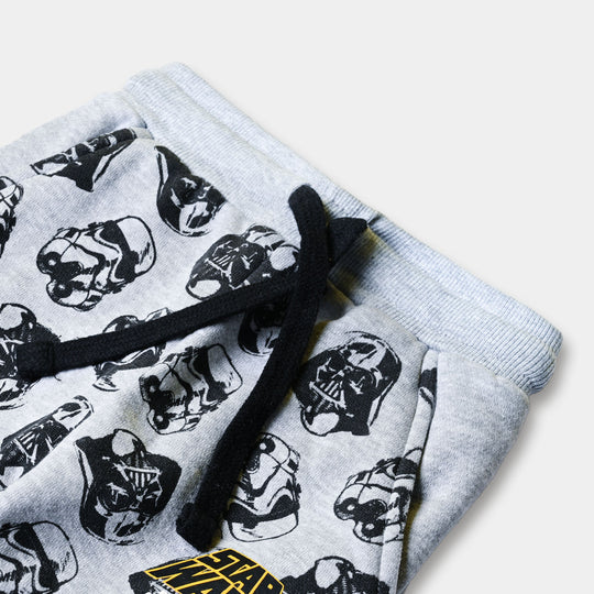 Boys Terry and Fleece Pajama Star wars-GREY