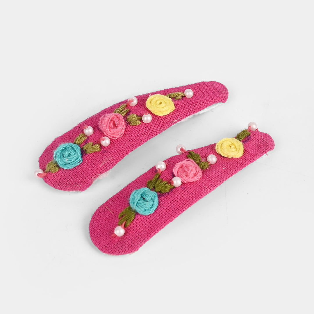 Embroidery Hair Clips
