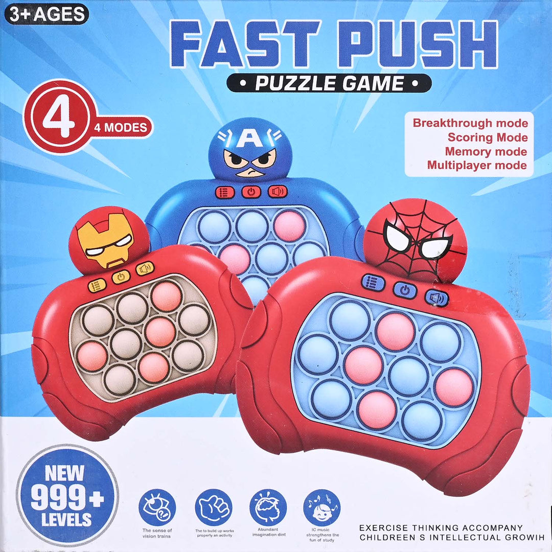 Superhero Fast Push Puzzle Game Machine