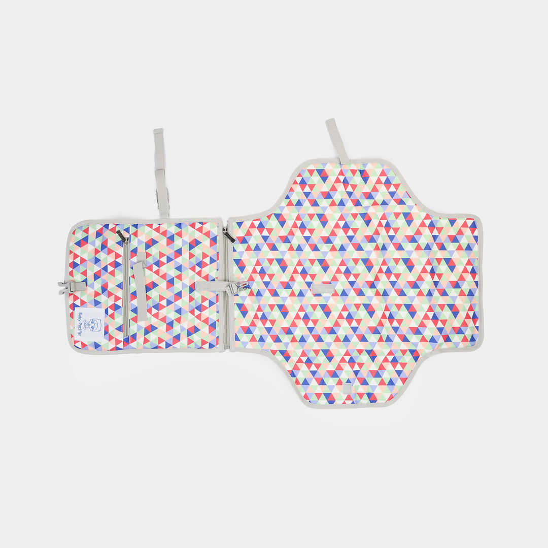 Portable Diaper Changing Clutch with Storage Pockets