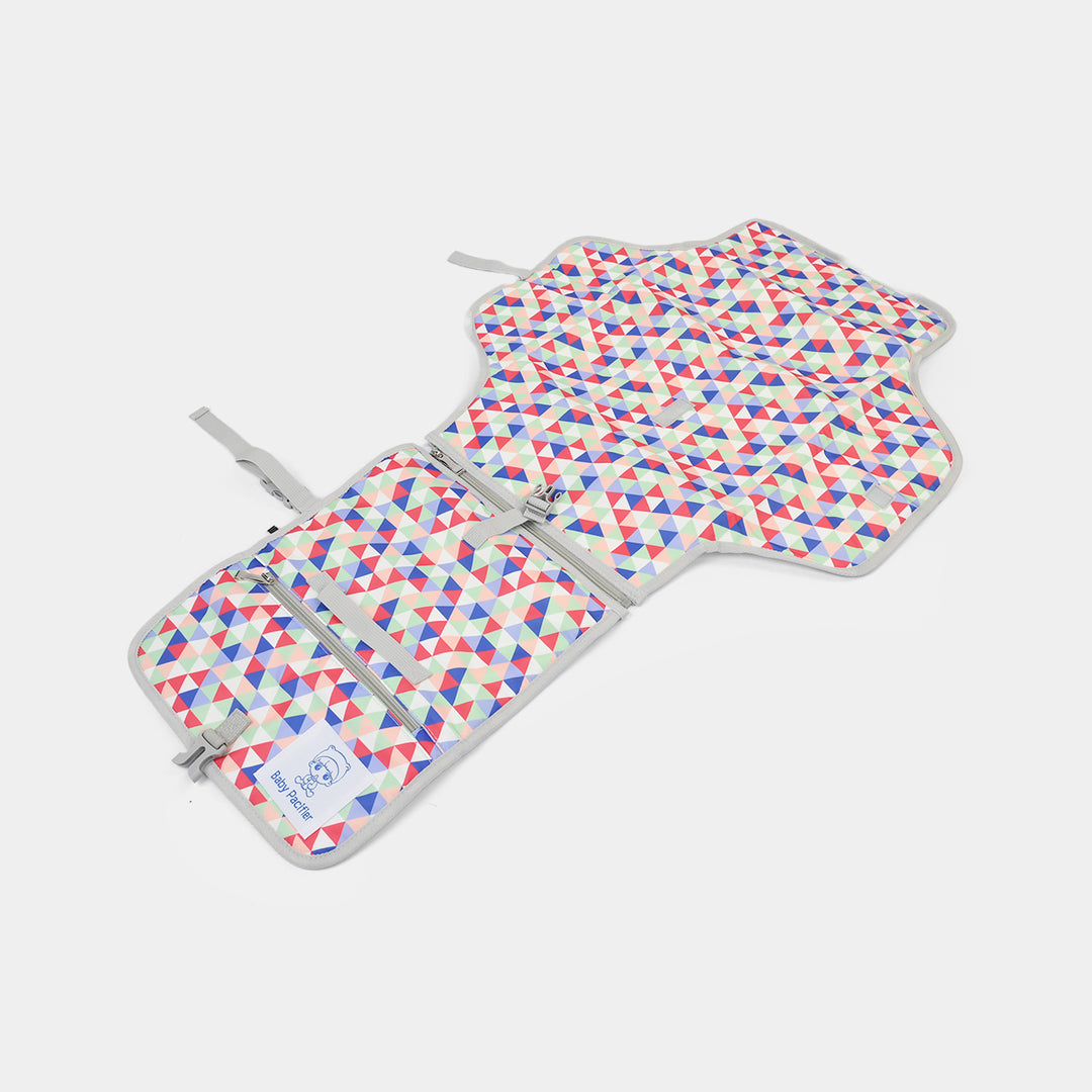 Portable Diaper Changing Clutch with Storage Pockets