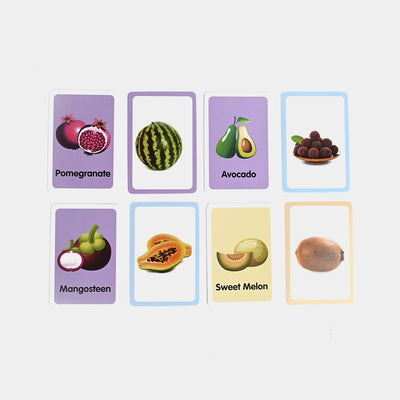 Children's Learning Fruits Flash Card 36Pcs