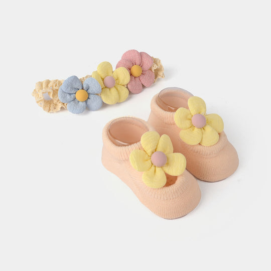 Baby Gift Set Socks With Headband | 0M+