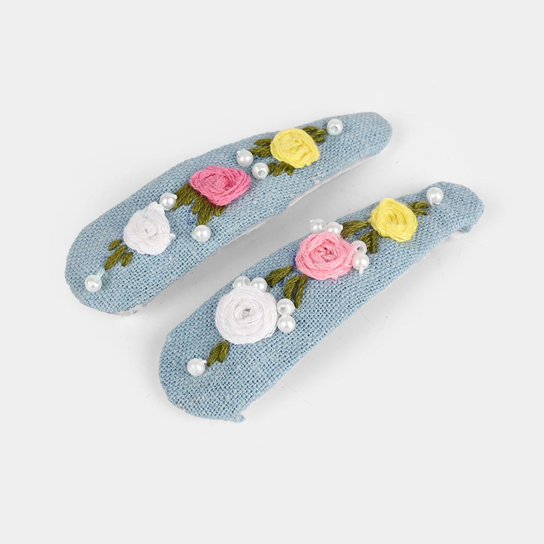 Embroidery Hair Clips