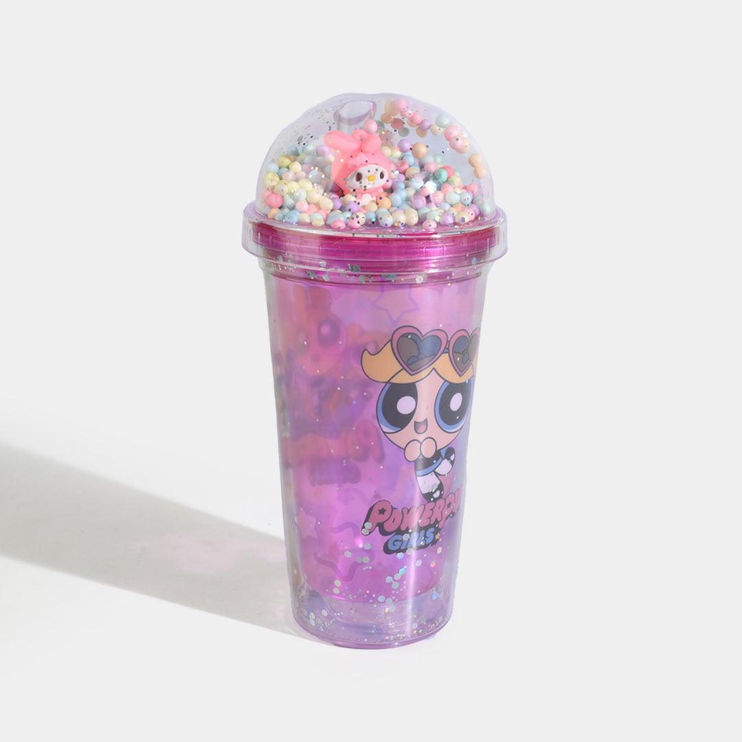 Acrylic Fancy Mug with Straw|450ML