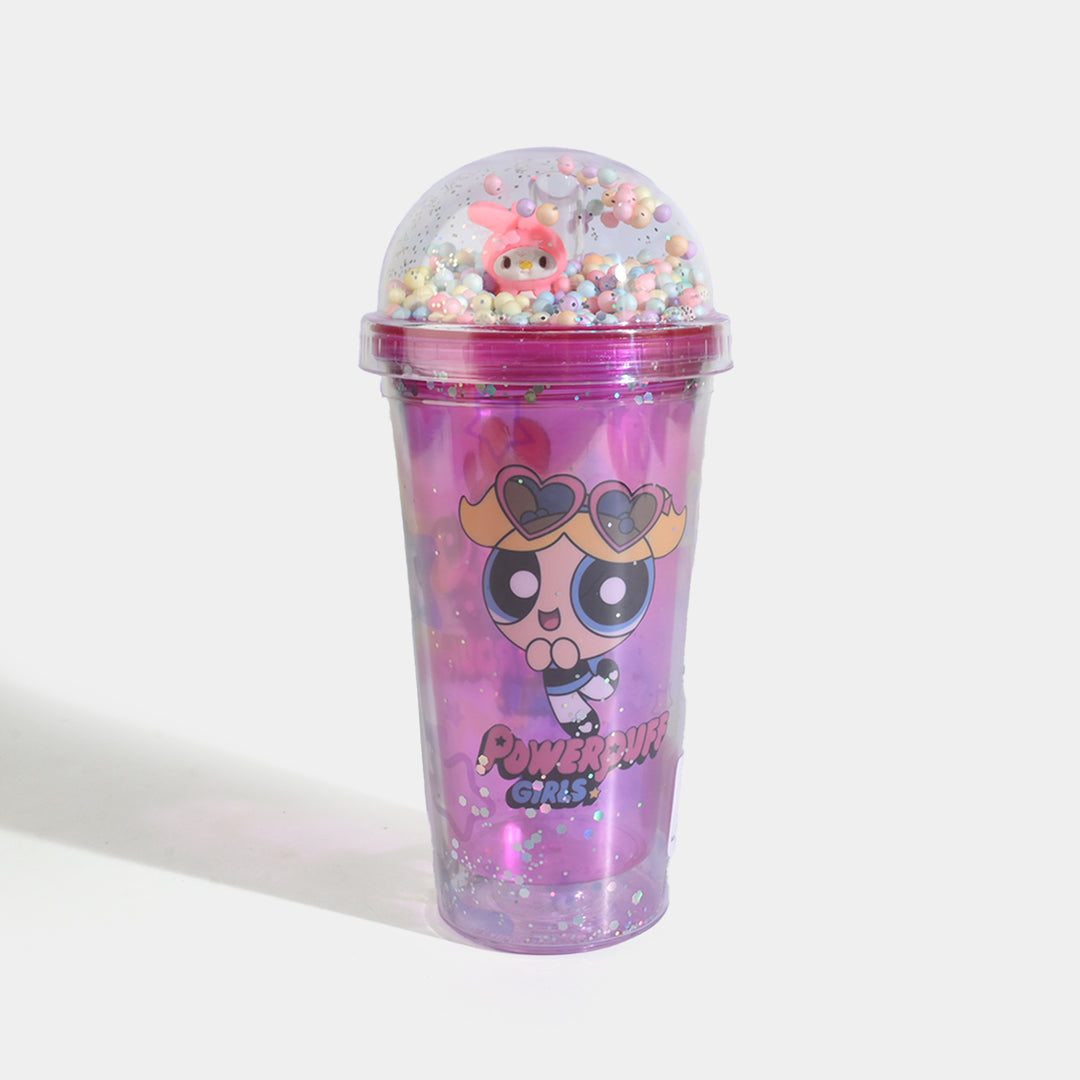 Acrylic Fancy Mug with Straw|450ML