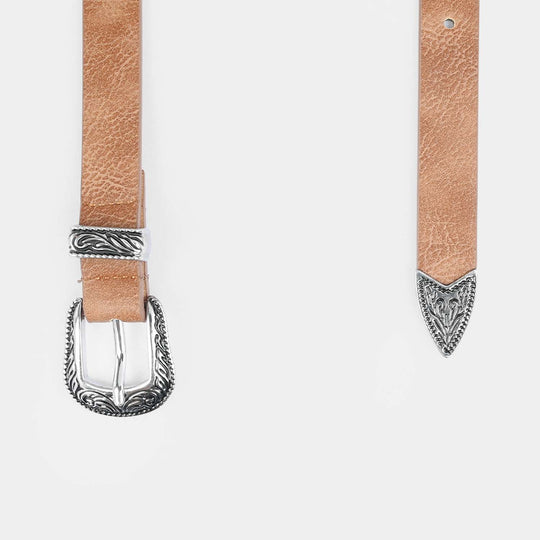 Kids Belt Leathery - BROWN