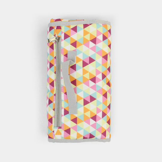 Portable Diaper Changing Clutch with Storage Pockets