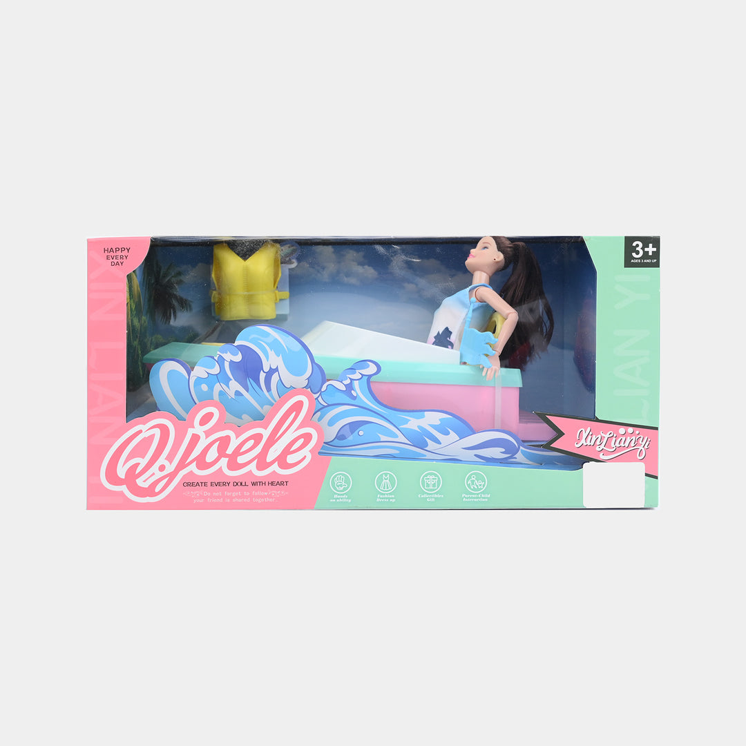 Fashion Doll Speedboat Playset