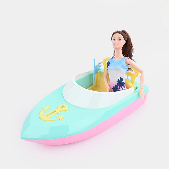 Fashion Doll Speedboat Playset