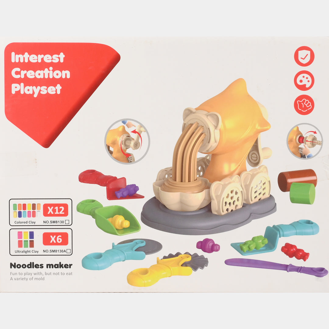 Dough Set Noodles Making Machine Toy Play Set