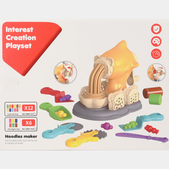 Dough Set Noodles Making Machine Toy Play Set