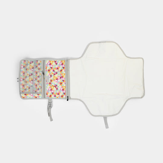 Portable Diaper Changing Clutch with Storage Pockets