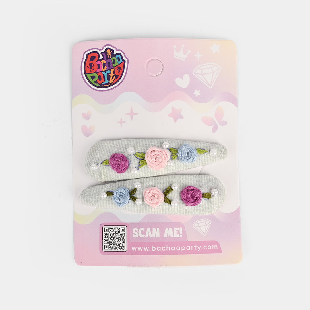 Embroidery Hair Clips