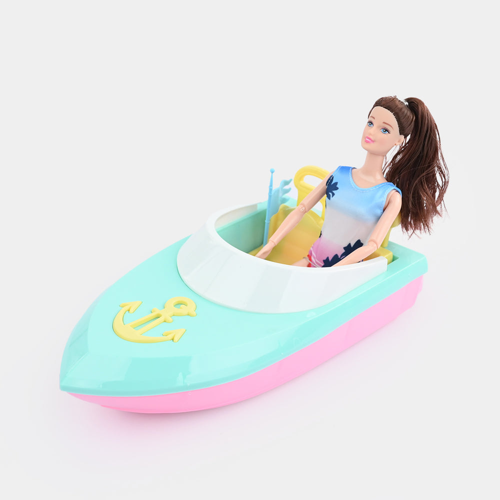 Fashion Doll Speedboat Playset
