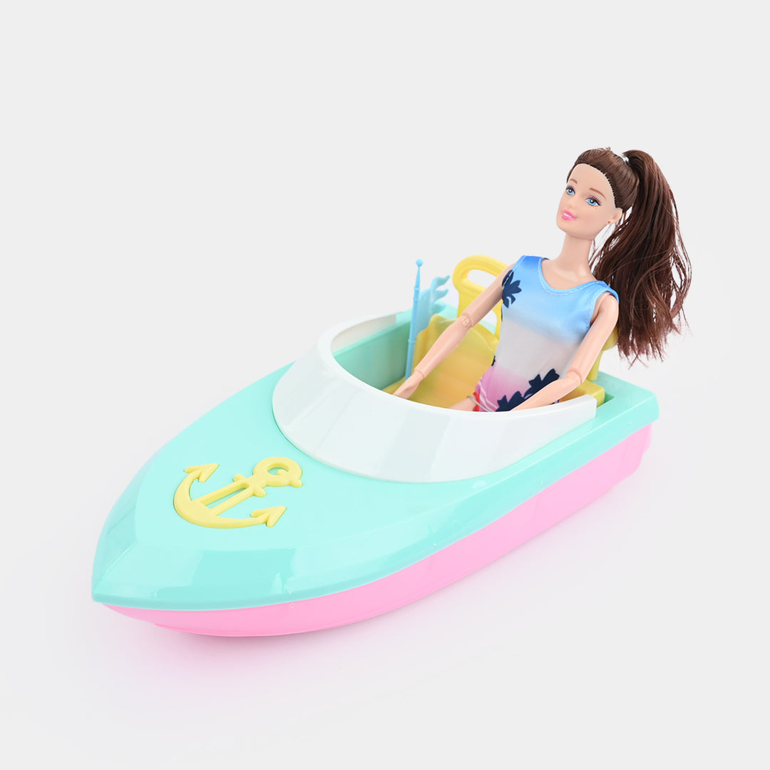 Fashion Doll Speedboat Playset