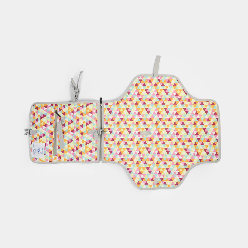 Portable Diaper Changing Clutch with Storage Pockets