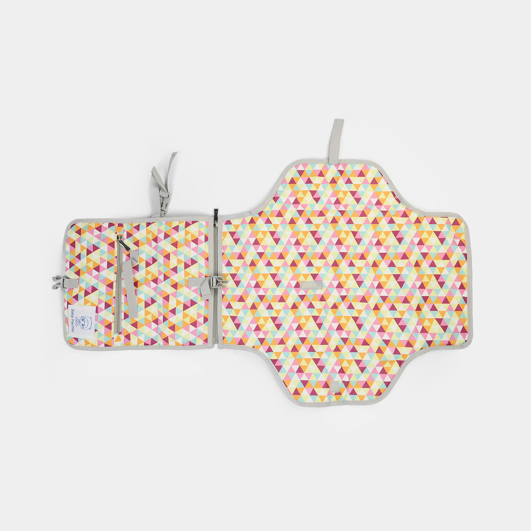 Portable Diaper Changing Clutch with Storage Pockets