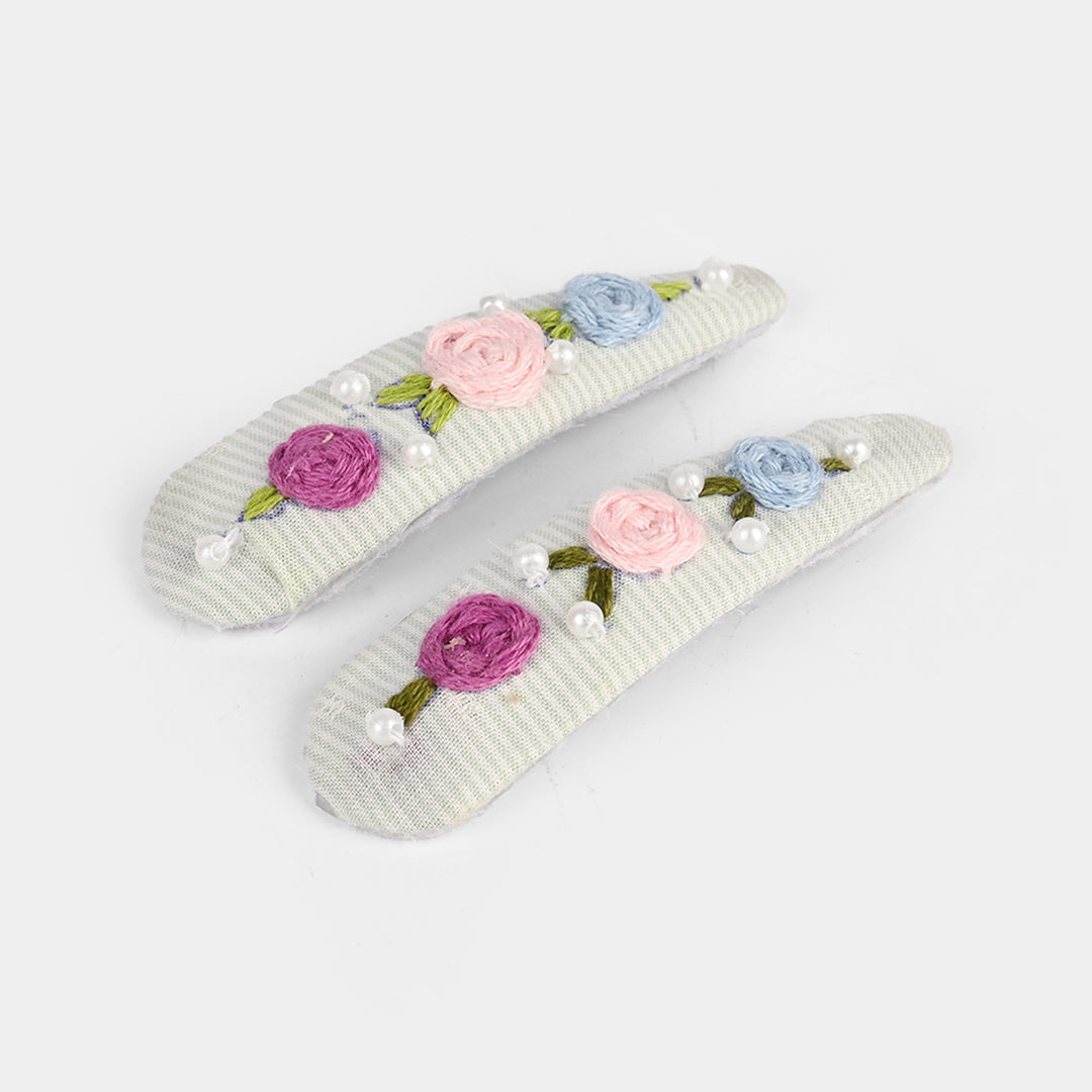 Embroidery Hair Clips