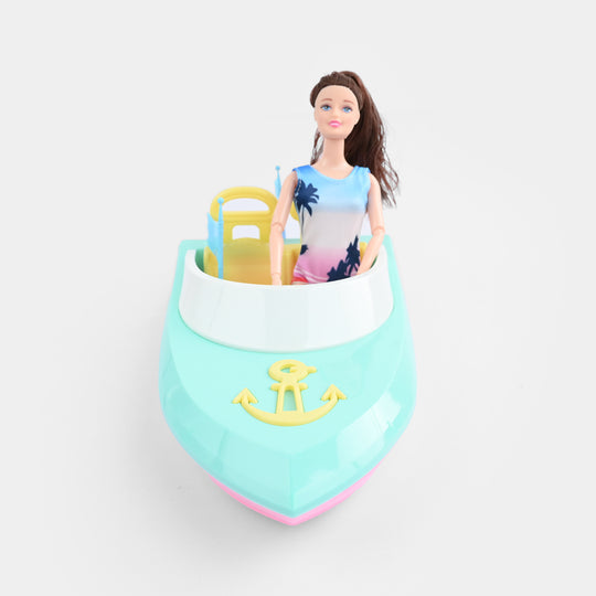 Fashion Doll Speedboat Playset