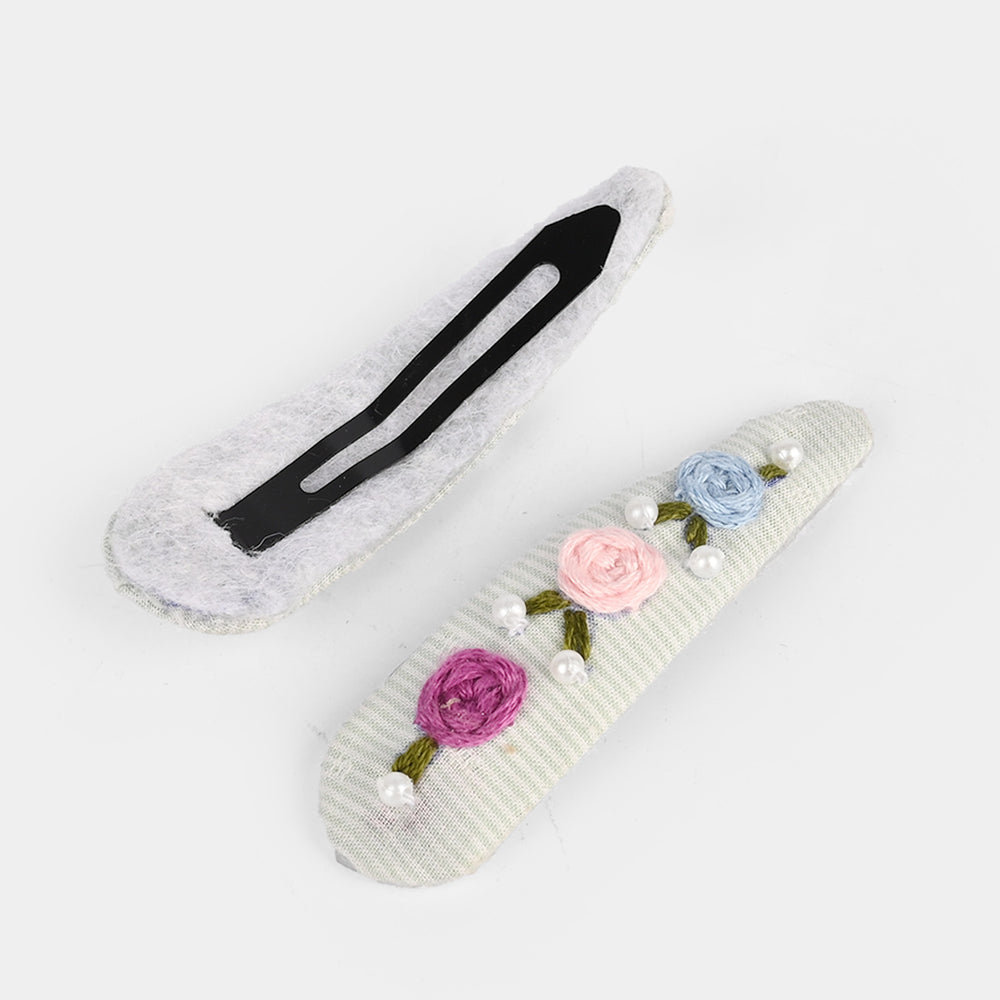 Embroidery Hair Clips
