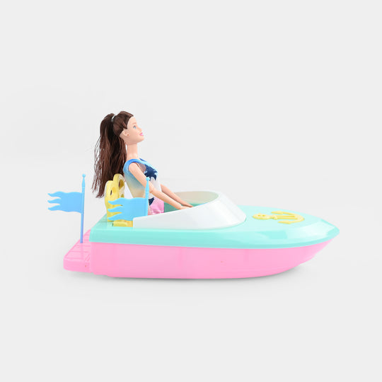 Fashion Doll Speedboat Playset