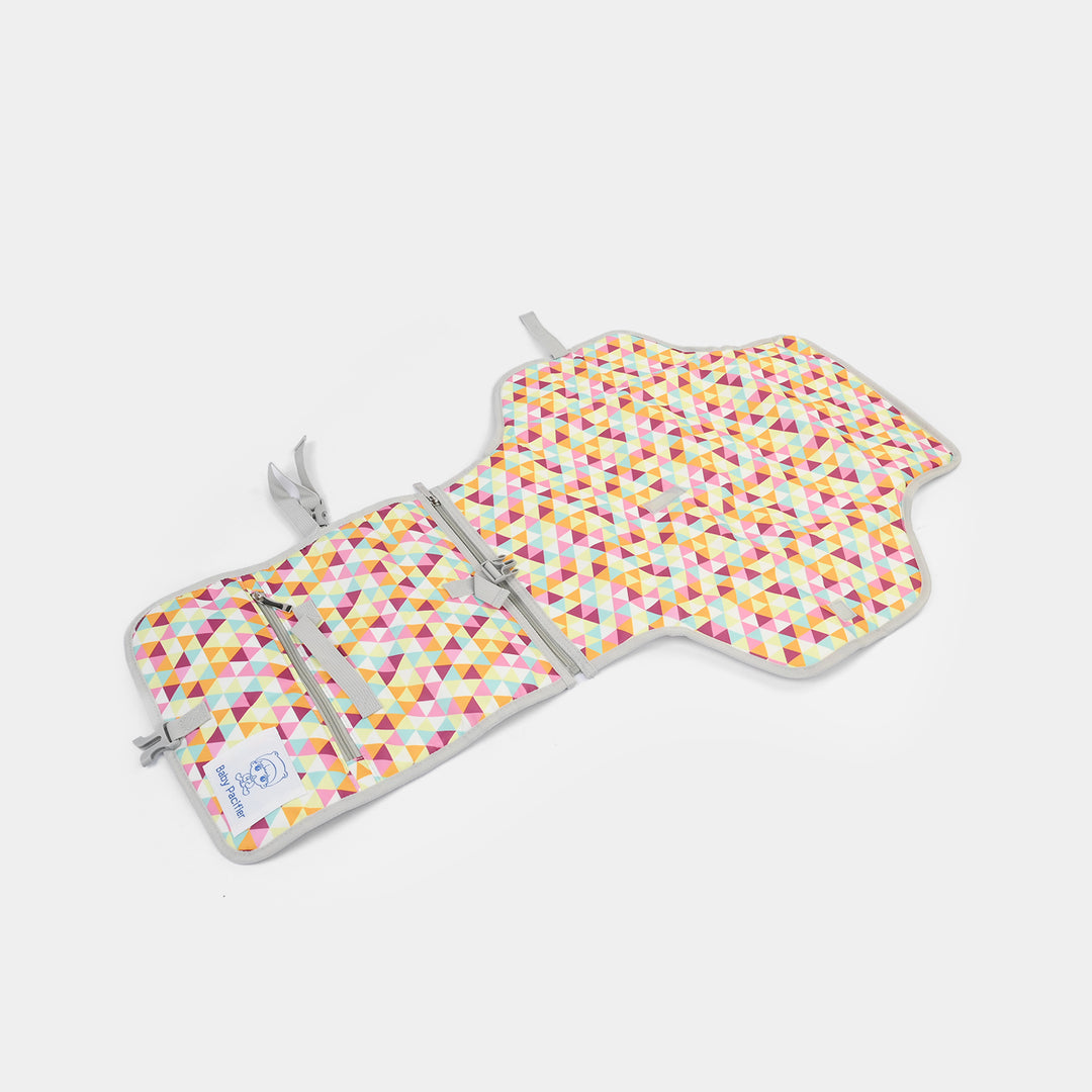 Portable Diaper Changing Clutch with Storage Pockets