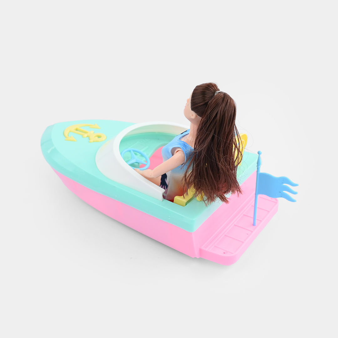 Fashion Doll Speedboat Playset