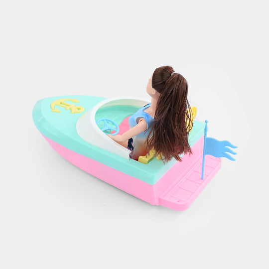 Fashion Doll Speedboat Playset
