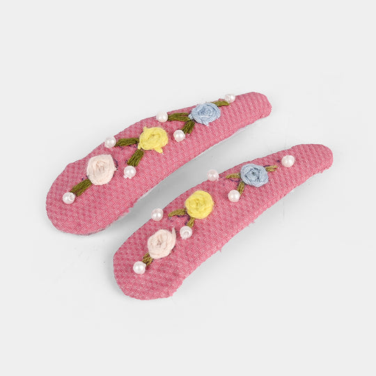 Embroidery Hair Clips