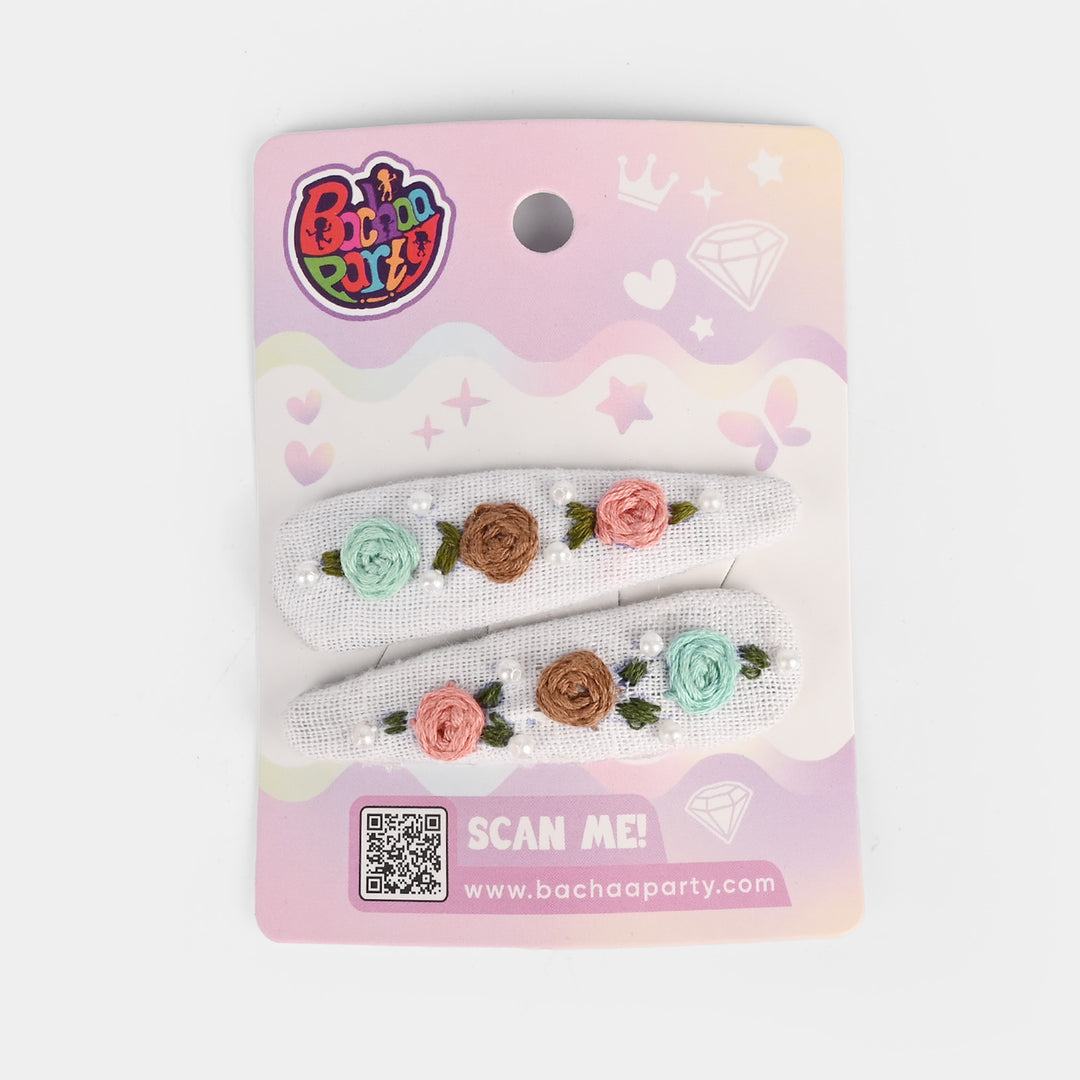 Embroidery Hair Clips