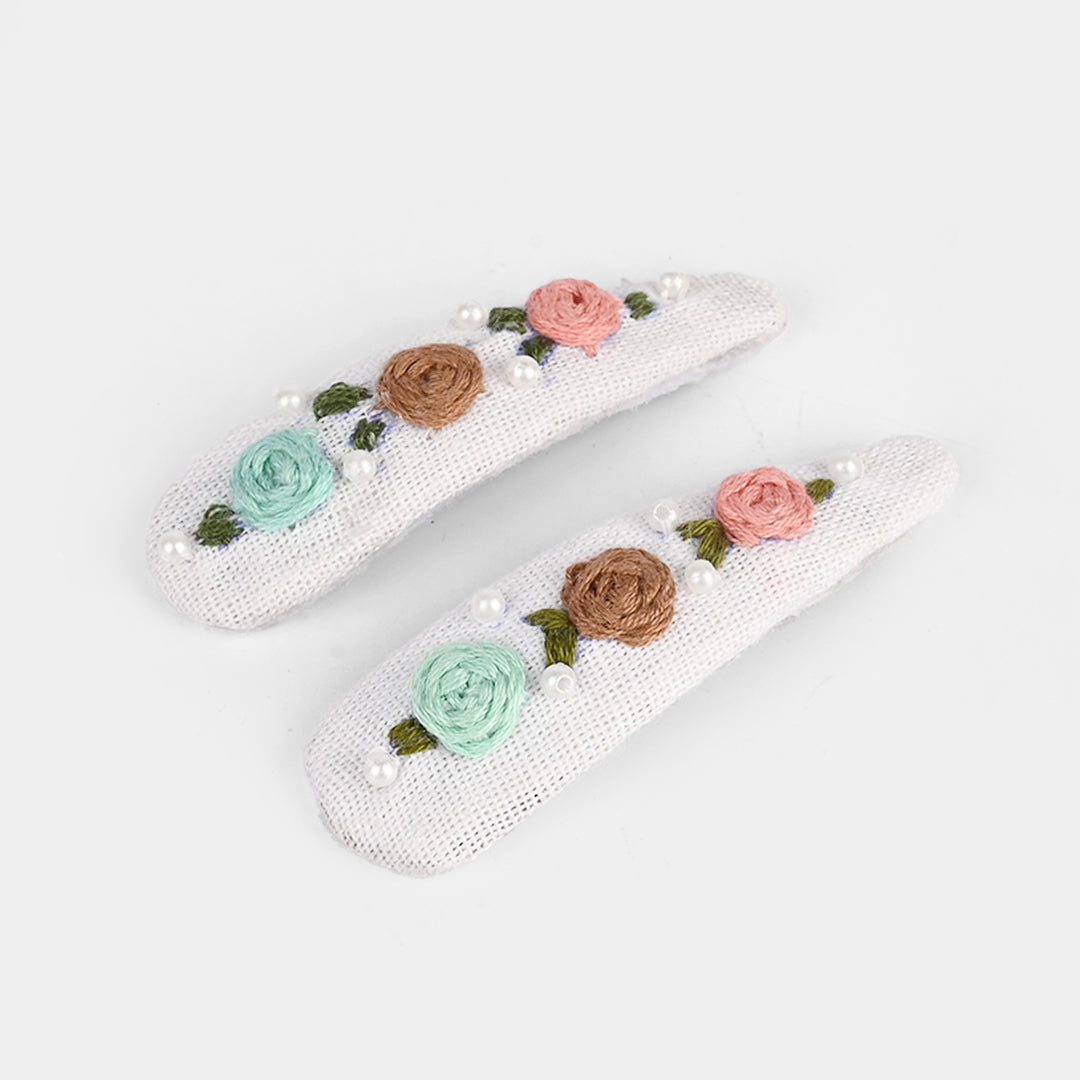 Embroidery Hair Clips