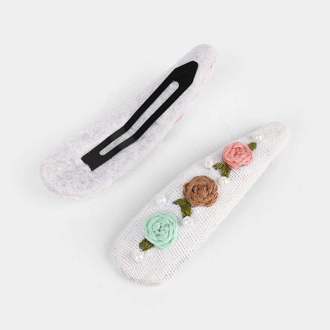 Embroidery Hair Clips
