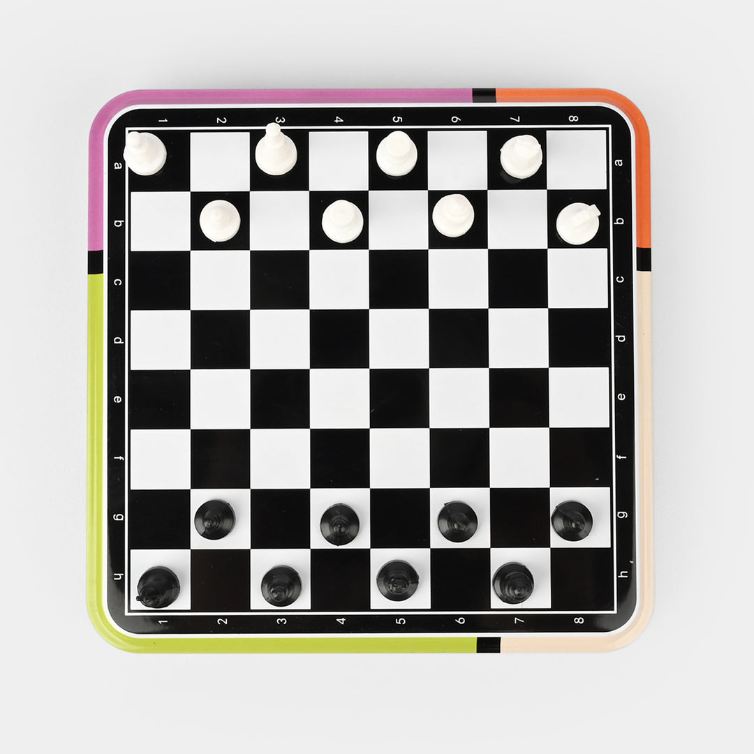 5 In 1 Board Game Chess Checkers Ludo Family Game