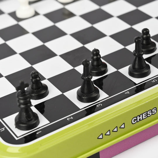 5 In 1 Board Game Chess Checkers Ludo Family Game
